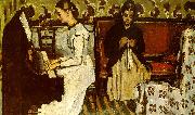 Paul Cezanne Girl at the Piano oil painting artist